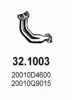 NISSA 20010D4600 Exhaust Pipe